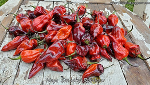 Naga Smooky Rainbow - Pepper Seeds - White Hot Peppers